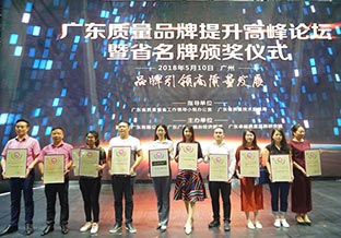 麻豆视频下载荣获“广东省名牌产品”称号